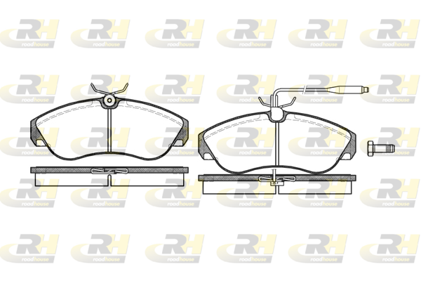 ROAD HOUSE RH 2487.02 Fékbetét készlet, tárcsafék