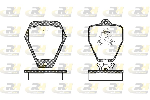 ROAD HOUSE ROA 250810 Fékbetét készlet, tárcsafék