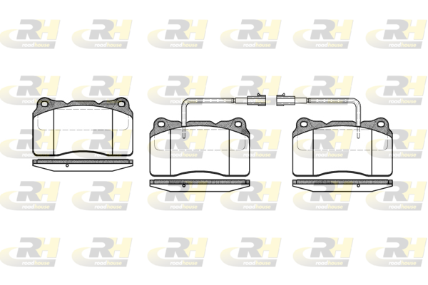 ROAD HOUSE RH 2666.22 Fékbetét készlet, tárcsafék