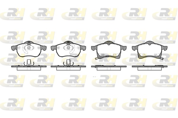 ROAD HOUSE RH 2683.02 Fékbetét készlet, tárcsafék