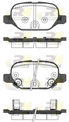 ROAD HOUSE ROA 272732 Fékbetét készlet, tárcsafék