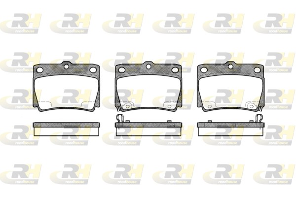 ROAD HOUSE ROA 275002 Fékbetét készlet, tárcsafék