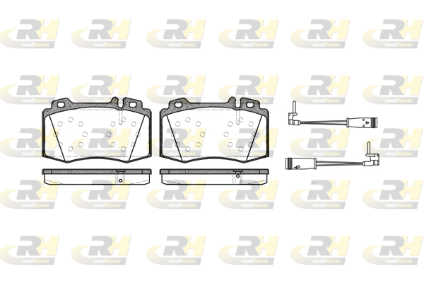 ROAD HOUSE RH 2769.02 Fékbetét készlet, tárcsafék