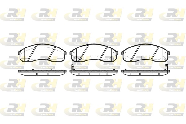 ROAD HOUSE ROA 282102 Fékbetét készlet, tárcsafék