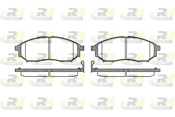 ROAD HOUSE ROA 285214 Fékbetét készlet, tárcsafék
