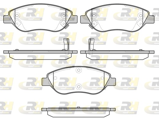 ROAD HOUSE ROA 286012 Fékbetét készlet, tárcsafék