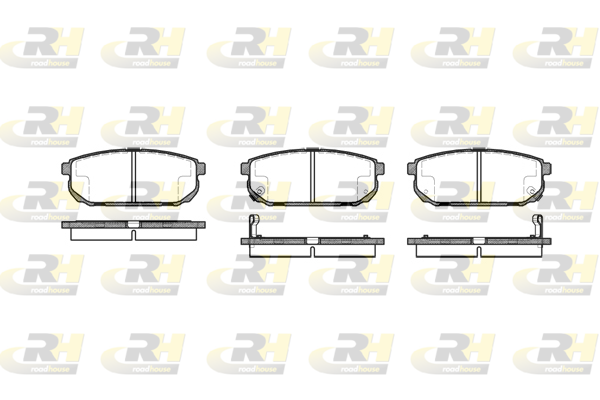ROAD HOUSE RH 21042.02 Fékbetét készlet, tárcsafék