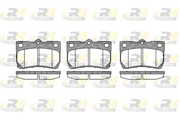 ROAD HOUSE RH 21181.02 Fékbetét készlet, tárcsafék