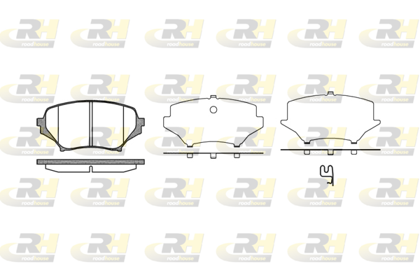 ROAD HOUSE ROA 2118901 Fékbetét készlet, tárcsafék