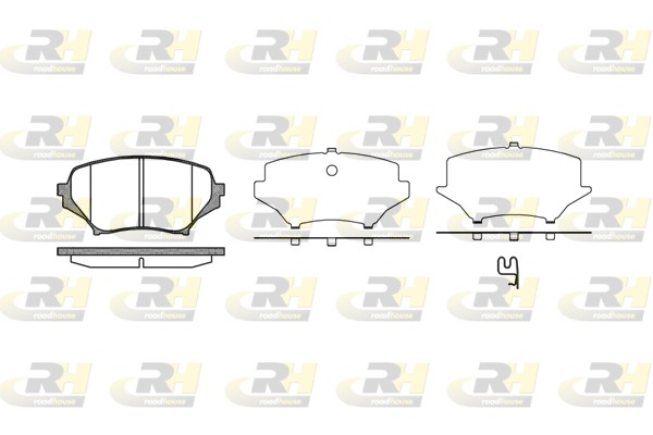 ROAD HOUSE ROA 2118901 Fékbetét készlet, tárcsafék