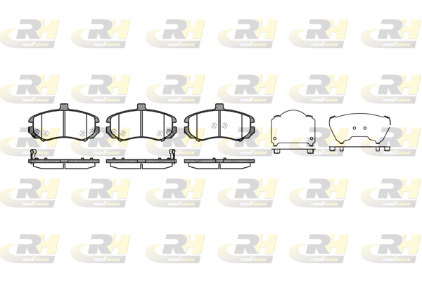 ROAD HOUSE RH 21194.02 Fékbetét készlet, tárcsafék