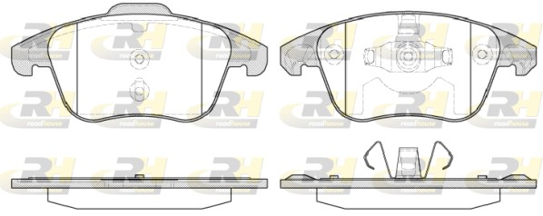 ROAD HOUSE ROA 2124930 Fékbetét készlet, tárcsafék