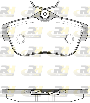 ROAD HOUSE RH 21299.00 Fékbetét készlet, tárcsafék