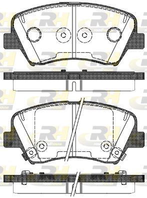 ROAD HOUSE RH 21412.32 Fékbetét készlet, tárcsafék