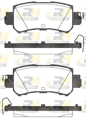 ROAD HOUSE RH 21507.00 Fékbetét készlet, tárcsafék