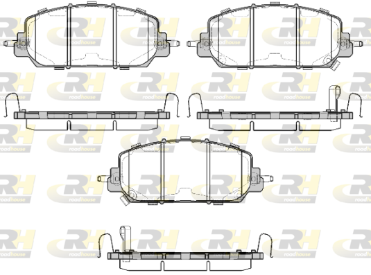 ROAD HOUSE ROA 2150822 Fékbetét készlet, tárcsafék