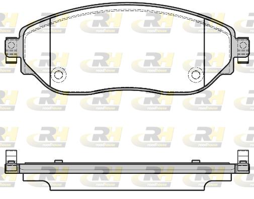ROAD HOUSE ROA 2161708 Fékbetét készlet, tárcsafék