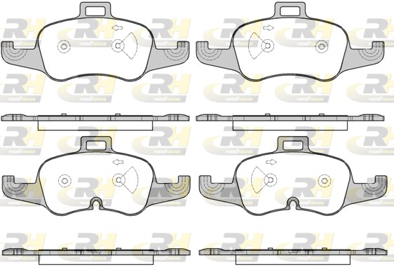 ROAD HOUSE ROA 2165300 Fékbetét készlet, tárcsafék