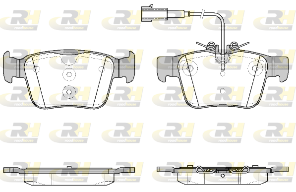 ROAD HOUSE ROA 2172202 Fékbetét készlet, tárcsafék