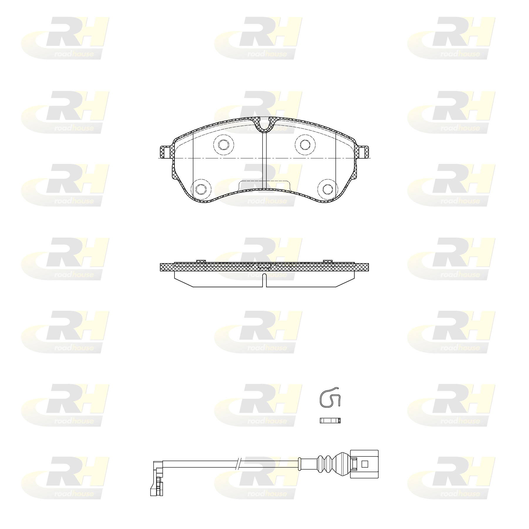 ROAD HOUSE ROA 2183001 FÉKBETÉT 1020202