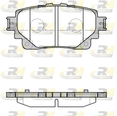 ROAD HOUSE ROA 2187200 Fékbetét készlet, tárcsafék