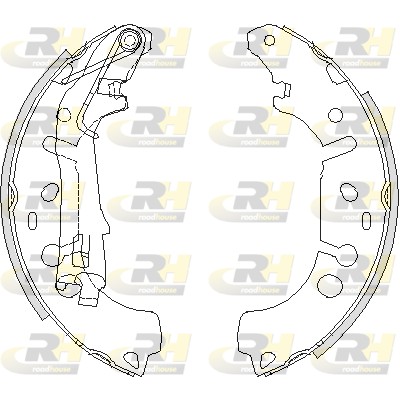 ROAD HOUSE ROA 419200 Fékpofakészlet kézifékhez, rögzítőfékhez, dobfékhez