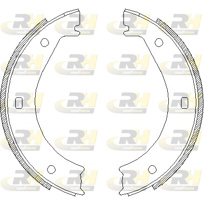 ROAD HOUSE ROA 440400 Fékpofakészlet kézifékhez, rögzítőfékhez, dobfékhez