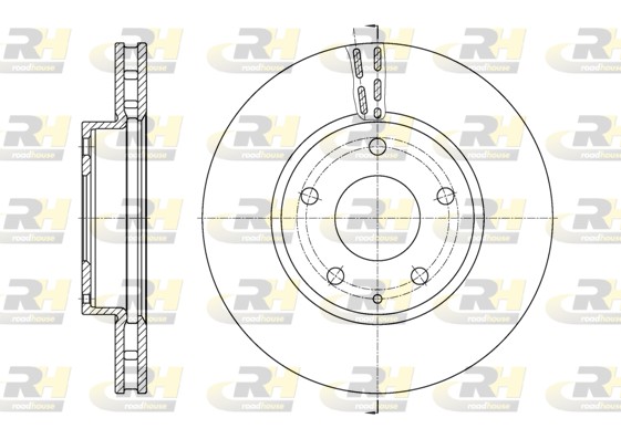 ROAD HOUSE ROA 6157310 Féktárcsa