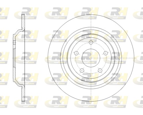 ROAD HOUSE ROA 6209500 FÉKTÁRCSA 1020210