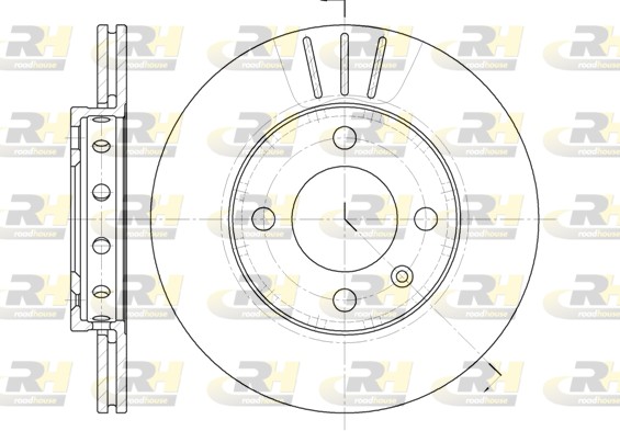 ROAD HOUSE RH 6426.10 Féktárcsa