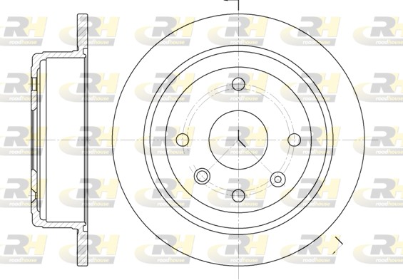 ROAD HOUSE ROA 687600 Féktárcsa