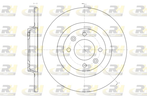 ROAD HOUSE ROA 6145700 Féktárcsa