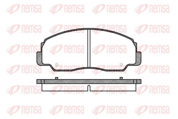 REMSA 0178.20/REM Fékbetét készlet, tárcsafék