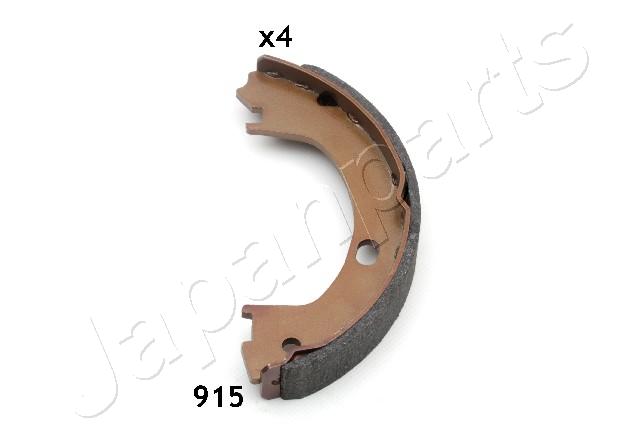 JAPANPARTS 105675 GF-915AF - Fékpofakészlet kézifékhez, rögzítőfékhez, dobfékhez