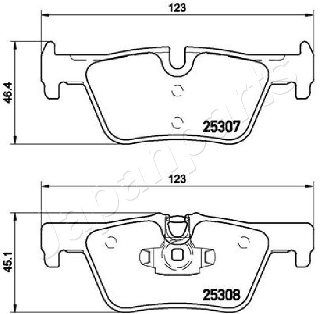 JAPANPARTS JAP PP-0102AF 1020202 FÉKBETÉT