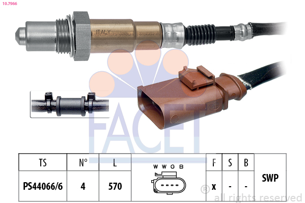 FACET 10.7966 Lambdaszonda, érzékelő, jeladó