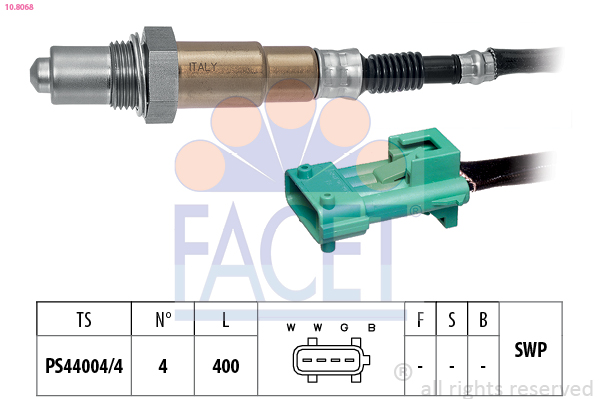 FACET 10.8068 Lambdaszonda, érzékelő, jeladó