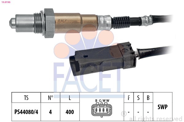 FACET 10.8196 10.8196 SONDA LAMBDA - FACET