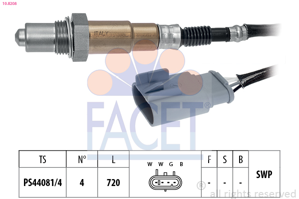 FACET 10.8208 10.8208 SONDA LAMBDA FACET