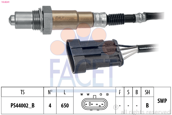 FACET 10.8241 Lambdaszonda, érzékelő, jeladó