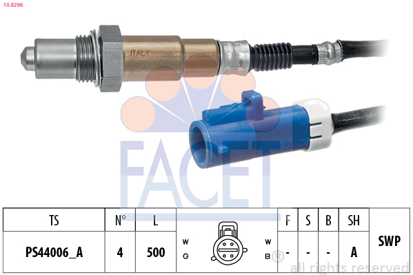 FACET  10.8296 SONDA LAMBDA - FACET