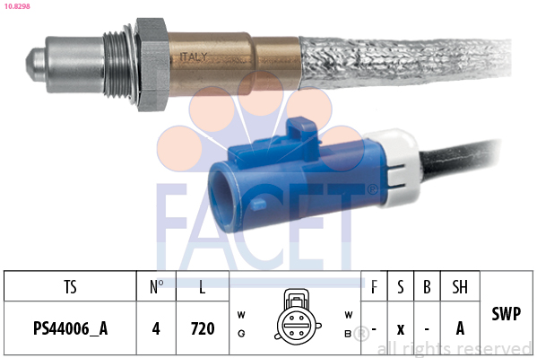 FACET 10.8298 10.8298 SONDA LAMBDA FACET