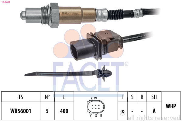 FACET FAC10.8401 Lambdaszonda, érzékelő, jeladó