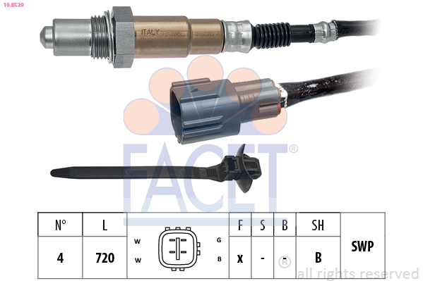 FACET FAC10.8539 Lambdaszonda, érzékelő, jeladó
