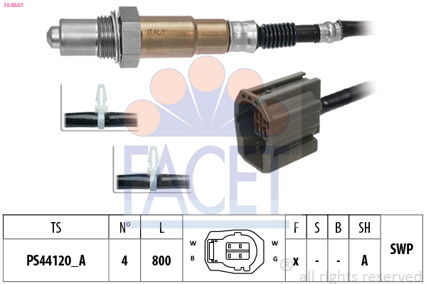 FACET FAC10.8561 Lambdaszonda, érzékelő, jeladó