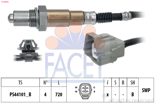 FACET FAC10.8565 Lambdaszonda, érzékelő, jeladó