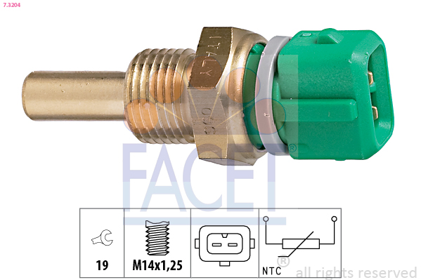 FACET 7.3204 Hőmérséklet jeladó Citroen 93-