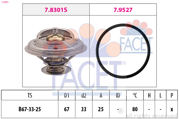 FACET 7.8301 7.8301 TERMOSZTÁT, HUTOFOLYADÉK