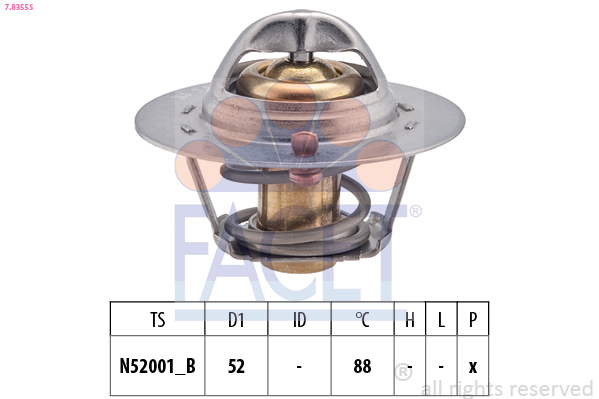 FACET 7.8355S 7.8355S TERMOSZTÁT, HUTOFOLYADÉK