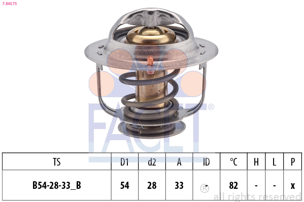 FACET 7.8657S 7.8657S TERMOSZTÁT, HUTOFOLYADÉK